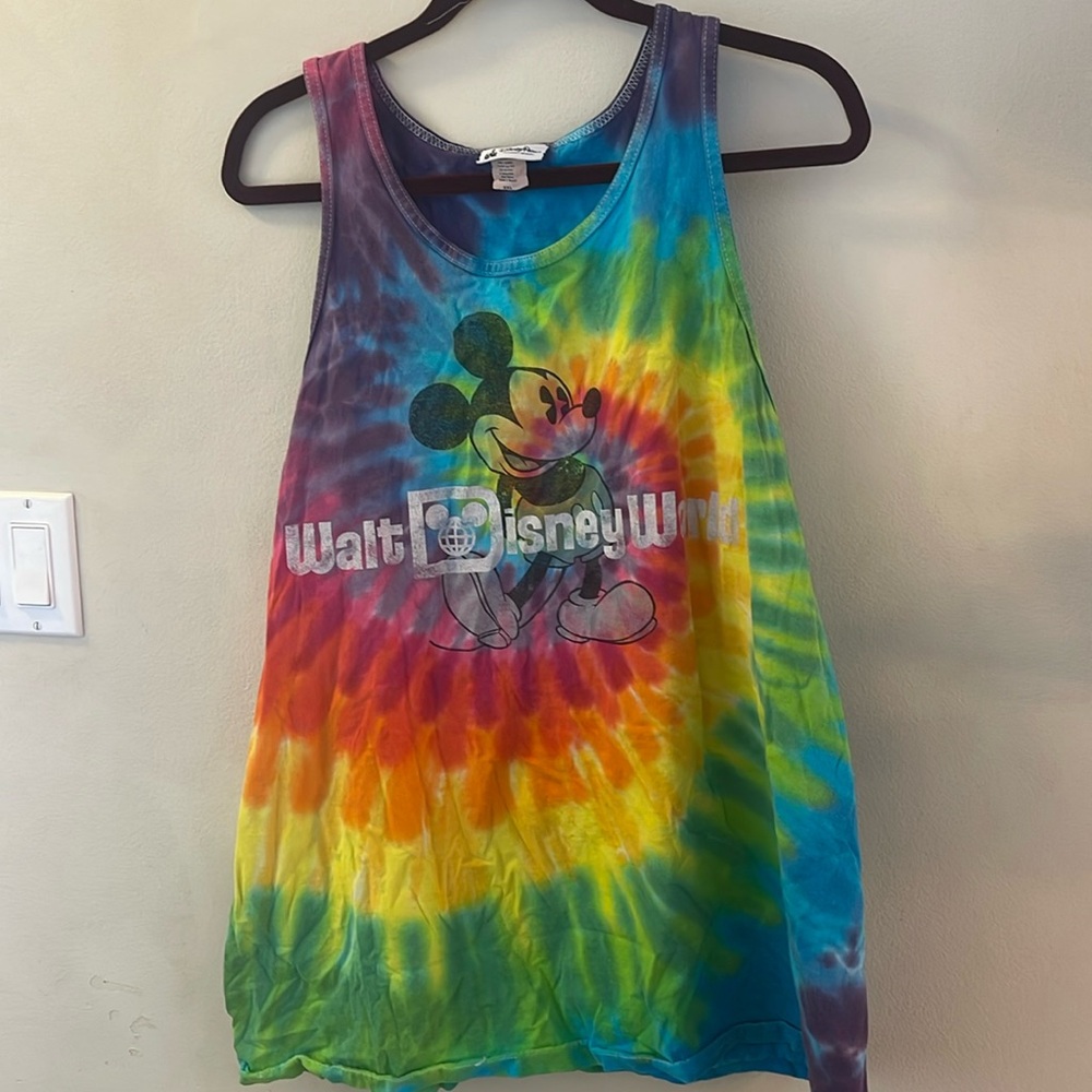 Walt Disney Mickey Tie Dye Tank Top- XXL